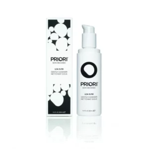 A photo of a Priori Cleanser bottle