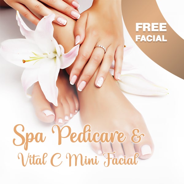 Spa Pedicare & Vital C Mini Facial